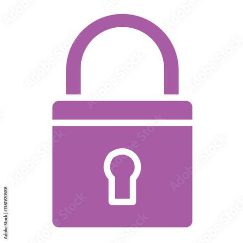 Padlock Vector Icon Design Illustration