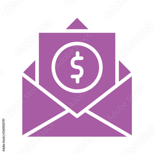 Dollar Vector Icon Design Illustration
