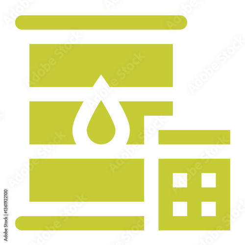 Fuel Calculation Vector Icon Design Illustration
