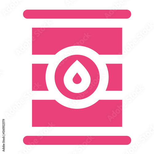 Oil Barrel Vector Icon Design Illustration