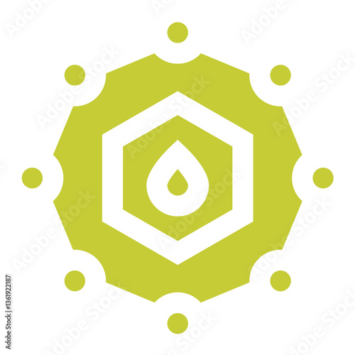 Benzol Vector Icon Design Illustration