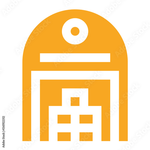 Warehouse Vector Icon Design Illustration