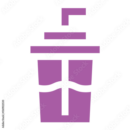 Soft Drink Vector Icon Design Illustration
