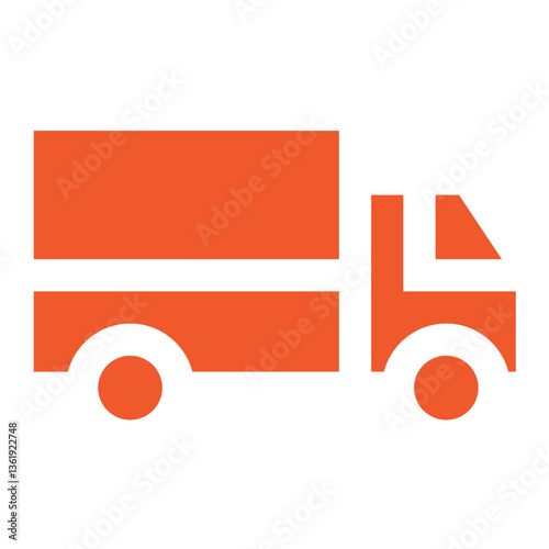 Delivery Truck Vector Icon Design Illustration