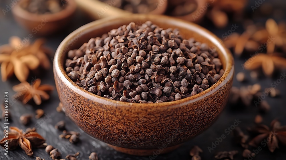 cloves in a bowl cloves in a bowl