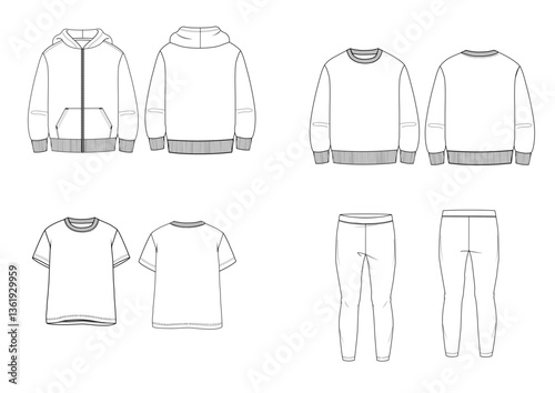 kids set sportswear collection sweat
