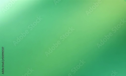 Abstract Green Gradient Background, Soft, Smooth, Blurred, Teal, Verdant, Nature, Pastel, Spring, Ec