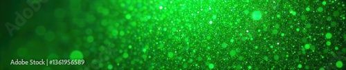 Green glitter texture with a sparkling and vibrant look, ideal for backgrounds of various design projects,  design,  vibrant
