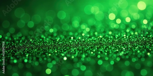 Green glitter texture with a sparkling and shimmering effect, perfect for adding glamour and luxury to any design project,  festive,  green