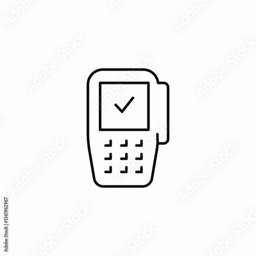 terminal icon vector sign