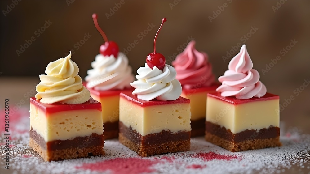 cheesecakes with fresh berries and mint cheesecakes with fresh berries and mint