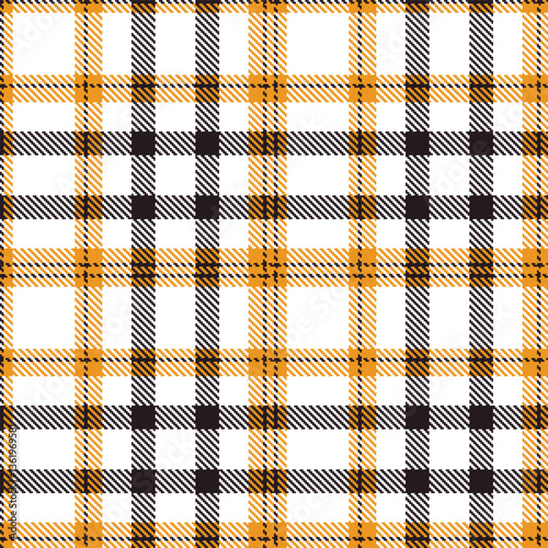Modern Seamless Tartan in Pale Very Dark Brown tones Textile Design Variant 2855