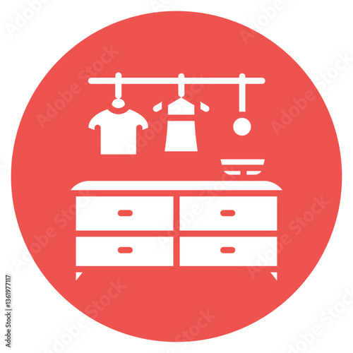 Dresser Vector Icon