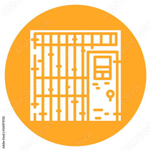 Jail Cell Vector Icon