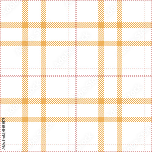 Modern Seamless Tartan in Bright White tones Textile Design Variant 2930