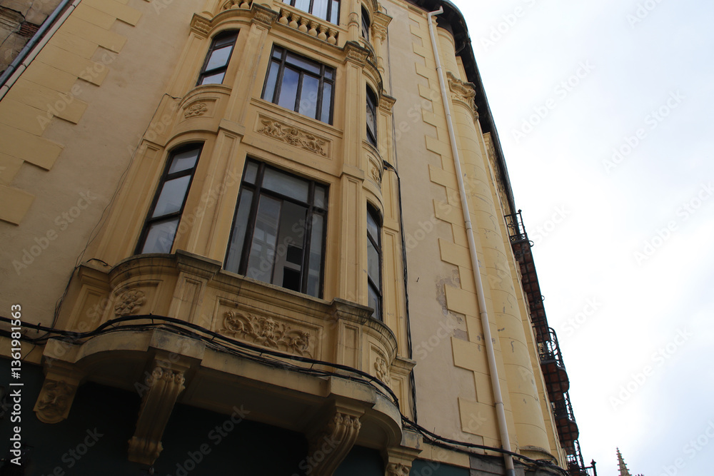 habitation building in segovia in spain
