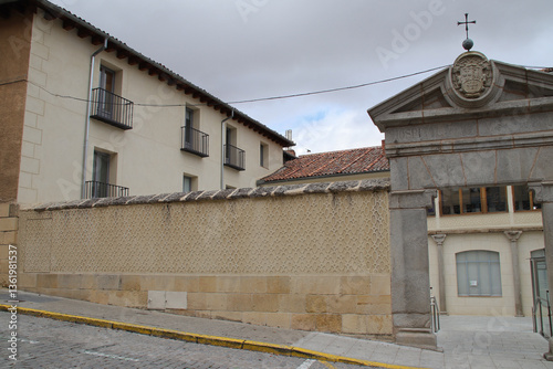 old hall (recoletas hospital) in segovia in spain 