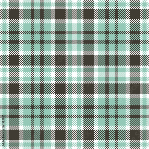 Modern Seamless Tartan in Cool White tones Textile Design Variant 2962