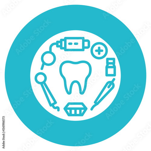 Dental Care Routine Vector Icon