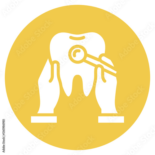 Oral Health Screening Vector Icon