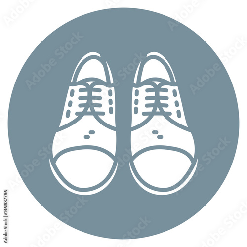 Grooms Shoes Vector Icon