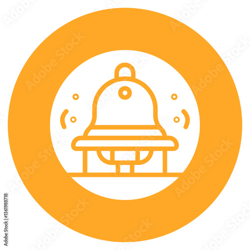 Fire Station Bell Vector Icon