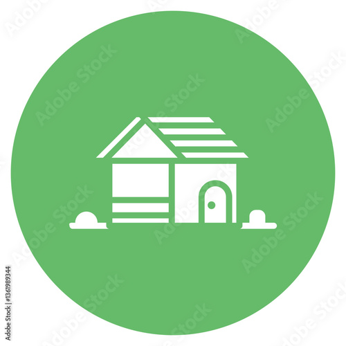 Chickens Coop Vector Icon