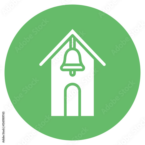 Village Bell Vector Icon