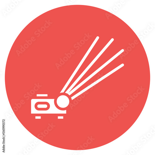 Laser Show Vector Icon