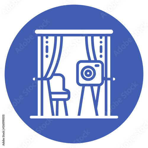 Photo Booth Vector Icon