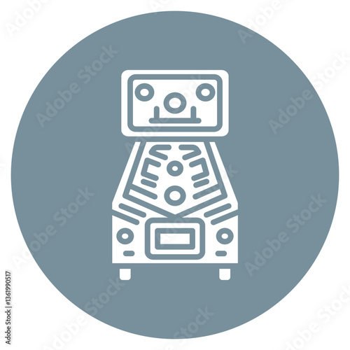 Pinball Machine Vector Icon