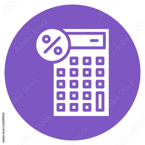 Loan Calculator Vector Icon