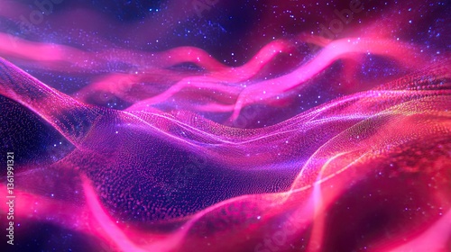 Sparkling Abstract Waves
