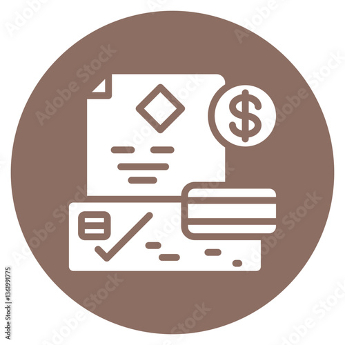 Invoice Payment Vector Icon