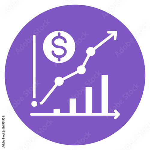 Revenue Forecast Vector Icon