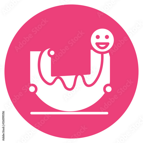 Emotional Rollercoaster Vector Icon