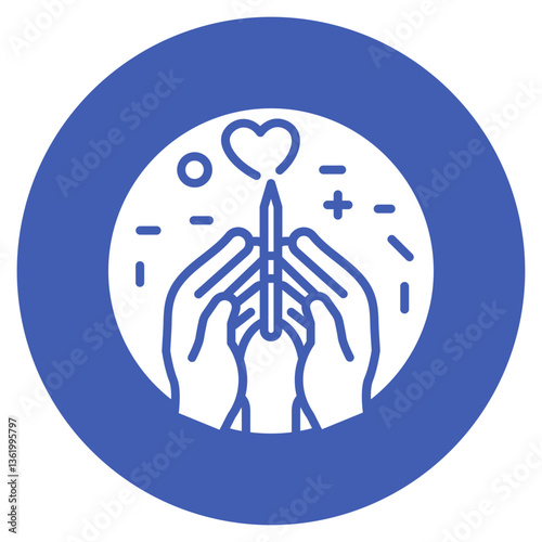 Self Harm Prevention Vector Icon