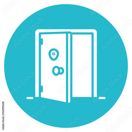In Room Safe Vector Icon