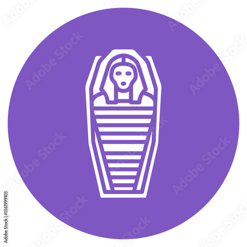 Sarcophagus Vector Icon