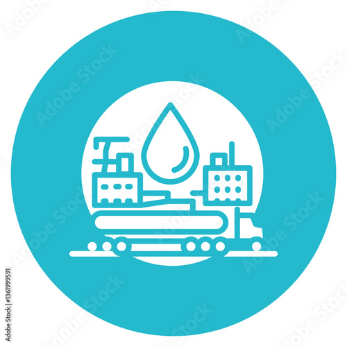 Petroleum Export Vector Icon