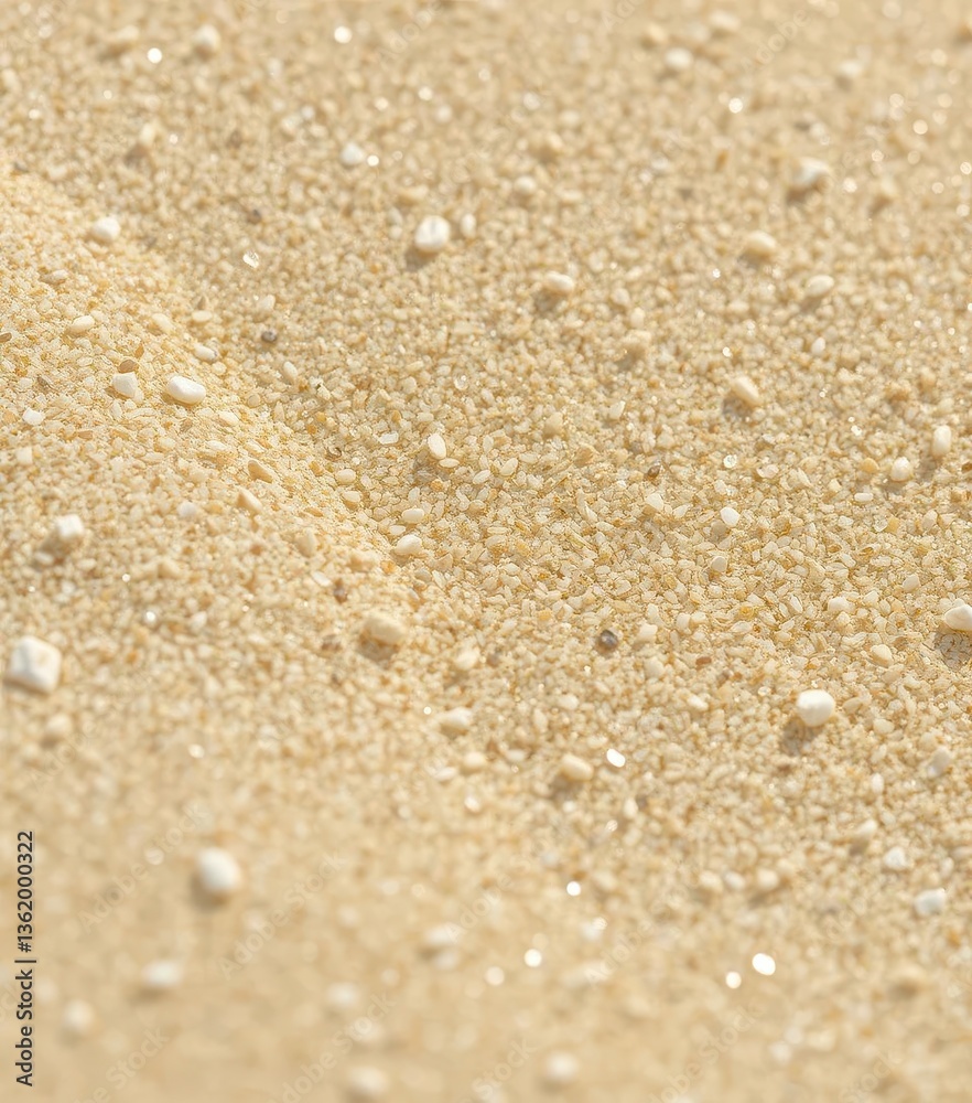 Fine beach sand grains, close-up texture detail, ocean, vacation, image Fine beach sand grains, close-up texture detail, ocean, vacation, image