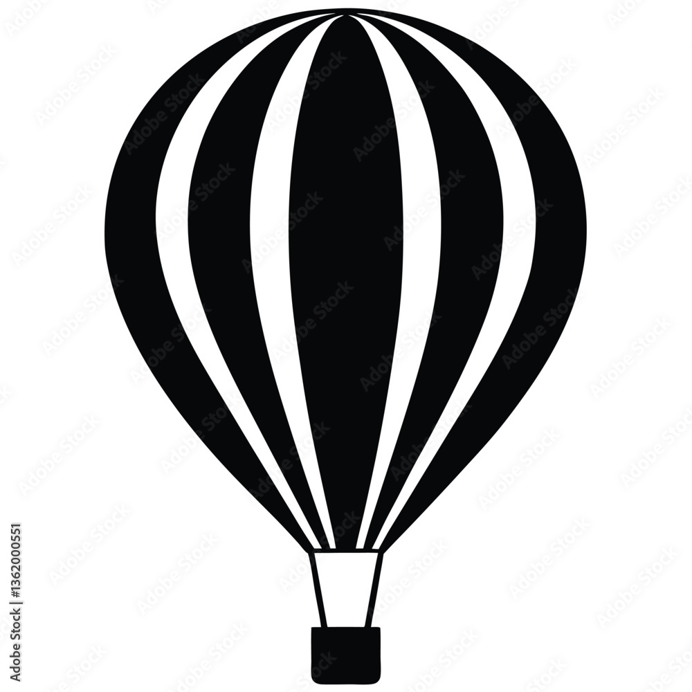 Fototapeta premium hot air balloon vector illustration
