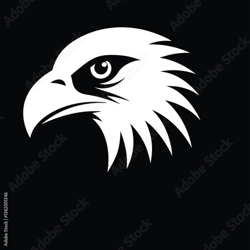 eagle head vector illustration