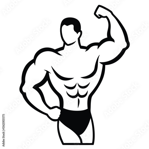 muscular male body