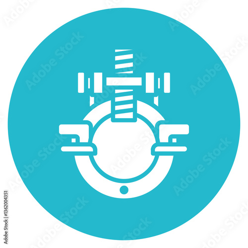 Hose Clamp Vector Icon