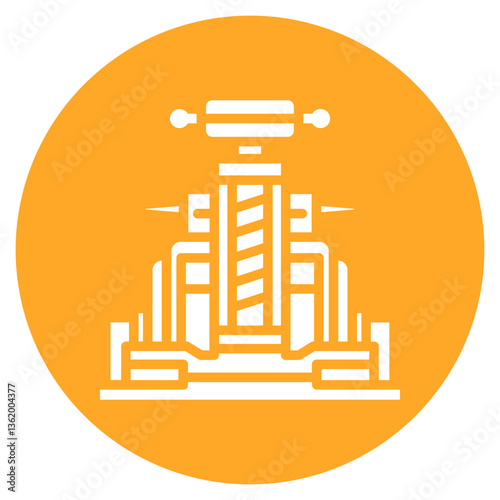 Hydraulic Jack Vector Icon