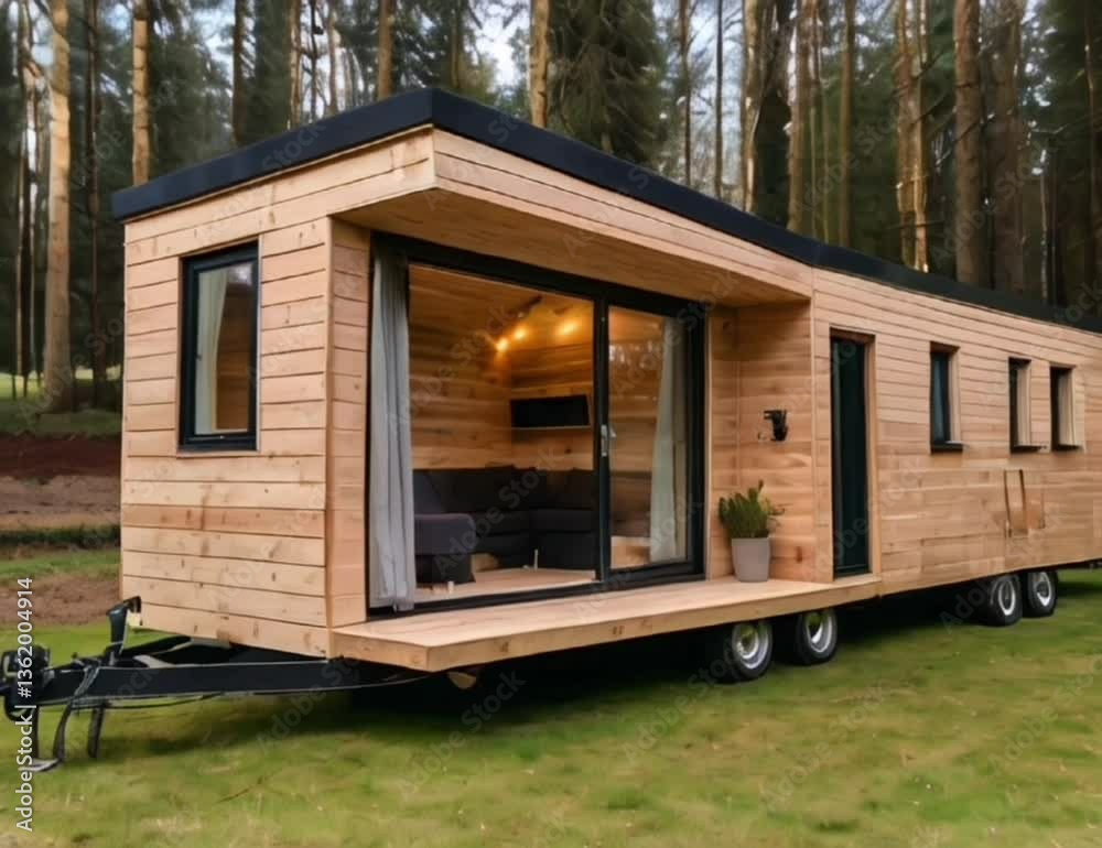 wooden mobile tiny house, mini house on wheels wooden mobile tiny house, mini house on wheels