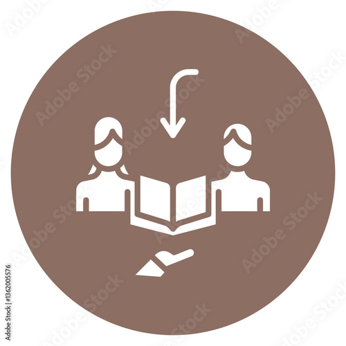 Book Lending Vector Icon