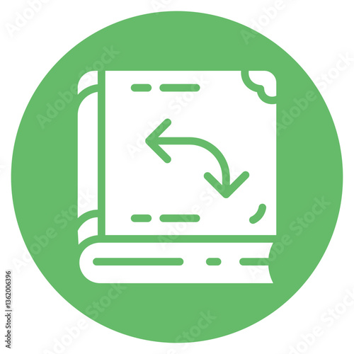Return Book Vector Icon