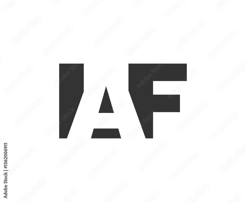 IAF logo design. Initial letter I A F bold font style for tech startups, consulting, corporate branding. Creative company name, headlines typography identity, trendy logotype. IAF logo design. Initial letter I A F bold font style for tech startups, consulting, corporate branding. Creative company name, headlines typography identity, trendy logotype.